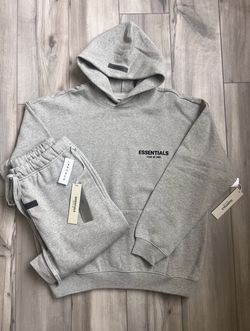 Essential Hoodie Set (Dark Grey Oatmeal)