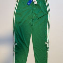 Adidas Breakaway Track Pants - Green, Size M