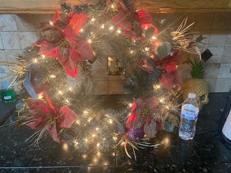 Light up Xmas wreath