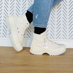 🤩Converse 7 Women's Sneakers Chuck Taylor Lugged 2.0 Jacquard High Top A00876C