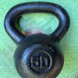 50 LB.  KETTLEBELL  •  Also Have 70s 60s 53s 50s 45s40s 39s 35s 33s 30s 29s 25s 20s 18s 15s 10s