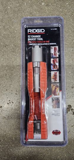 Ridgid Ez Change Faucet Plumbers Tool