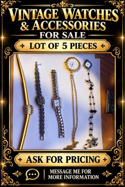 VINTAGE WATCHES & ACCESSORIES FOR SALE!