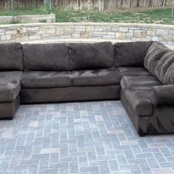 Brown Sectional Free Delivery