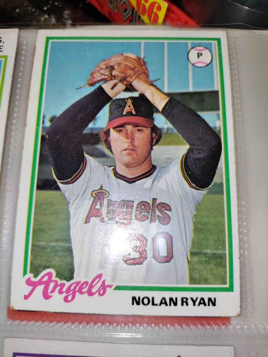 1978 Topps Baseball Card P Angels Nolan Ryan
