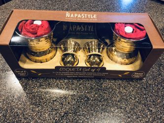 Brass Stainless Steel Mugs (Brand New)