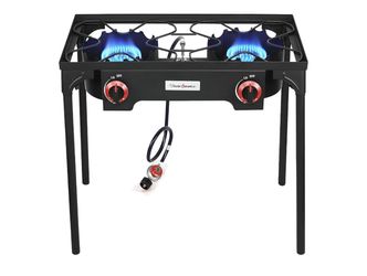 Heavy Duty 2-Burner Propane Stove Estufa de gas de 2 quemadores para exteriores