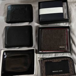 Luxury Men’s Wallets Coach And Michael Lots