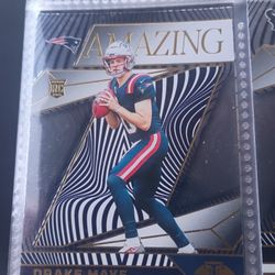 Drake Maye Mint Condition Trading Card