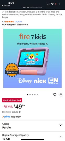 Amazon Kid tablet