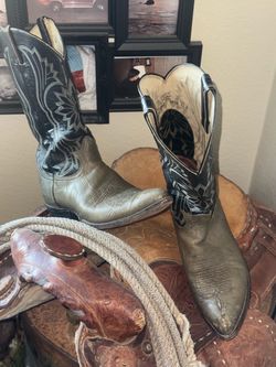 Vintage Tony Lama Cowboy Boots 10D