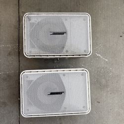 BOSE Model 101 Music Monitor Pair of Outdoor Speakers - Tested, DIRTY