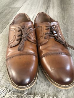 Stacy Adams Boys Brown Classic Shoes