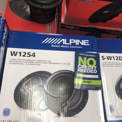 Alpine 12 Inch Subwoofer On Sale For 79.99