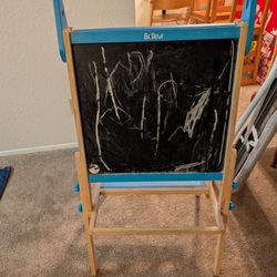 Free Kids Easel Chalkboard Dry Erase