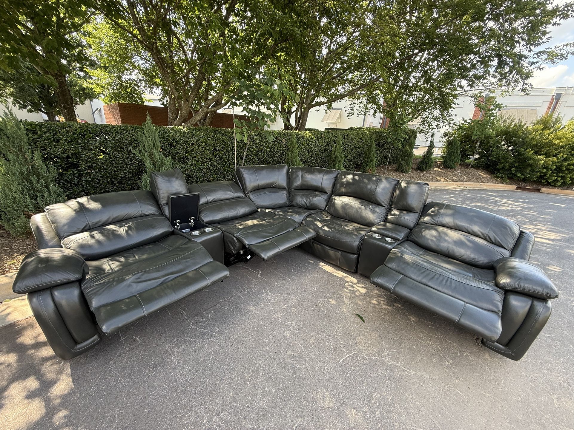 Leather Sectional