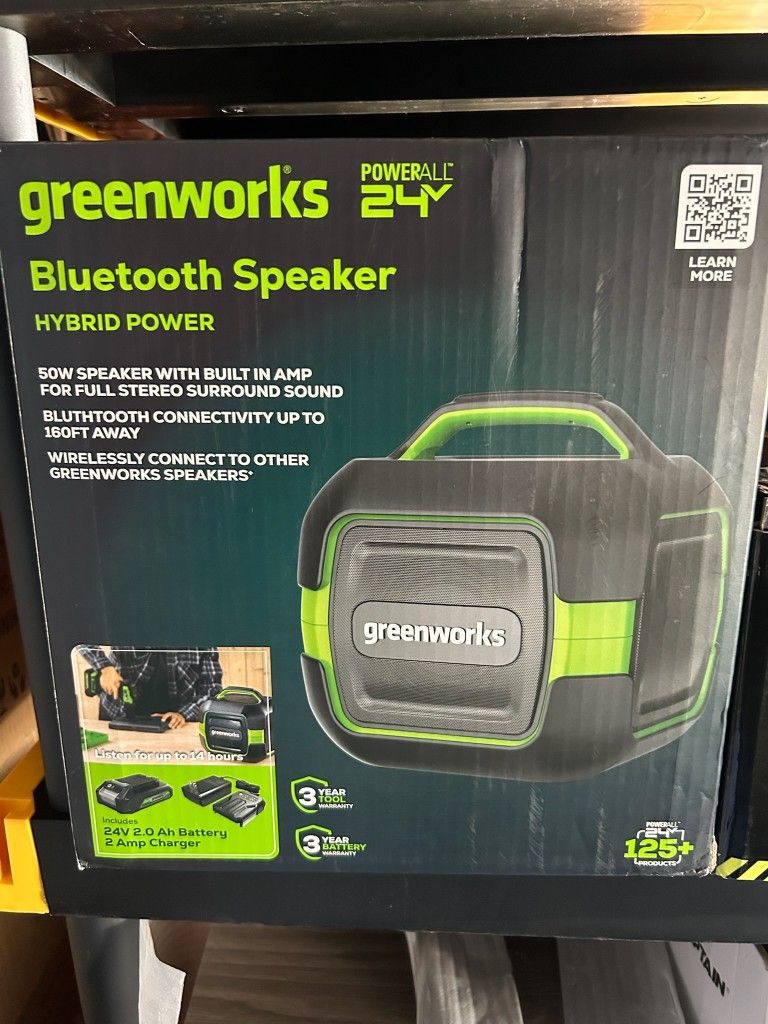 Greenworks Bluetooth Speaker