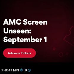 Screen Unseen Tickets