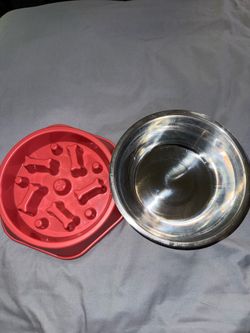 Dog food bowls