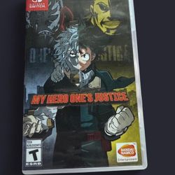 My hero academia Switch Game new w/o plastic