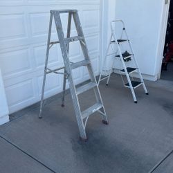 Werner 5 Foot Aluminum Step Ladder