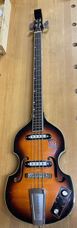 CONRAD VIOLIN BASS GUITAR (Beatles) - LEFT HANDED - Read Description