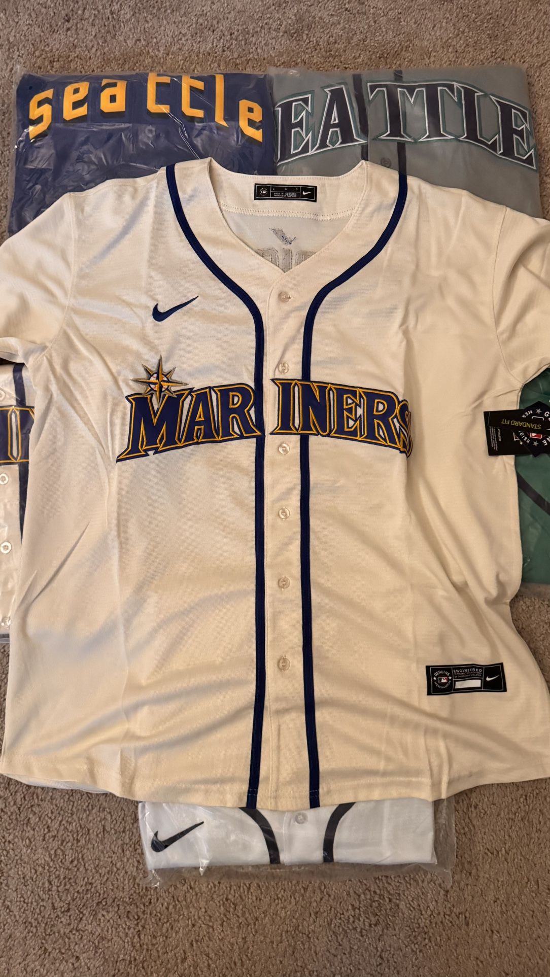 Mariners Rodriguez Baseball Jersey