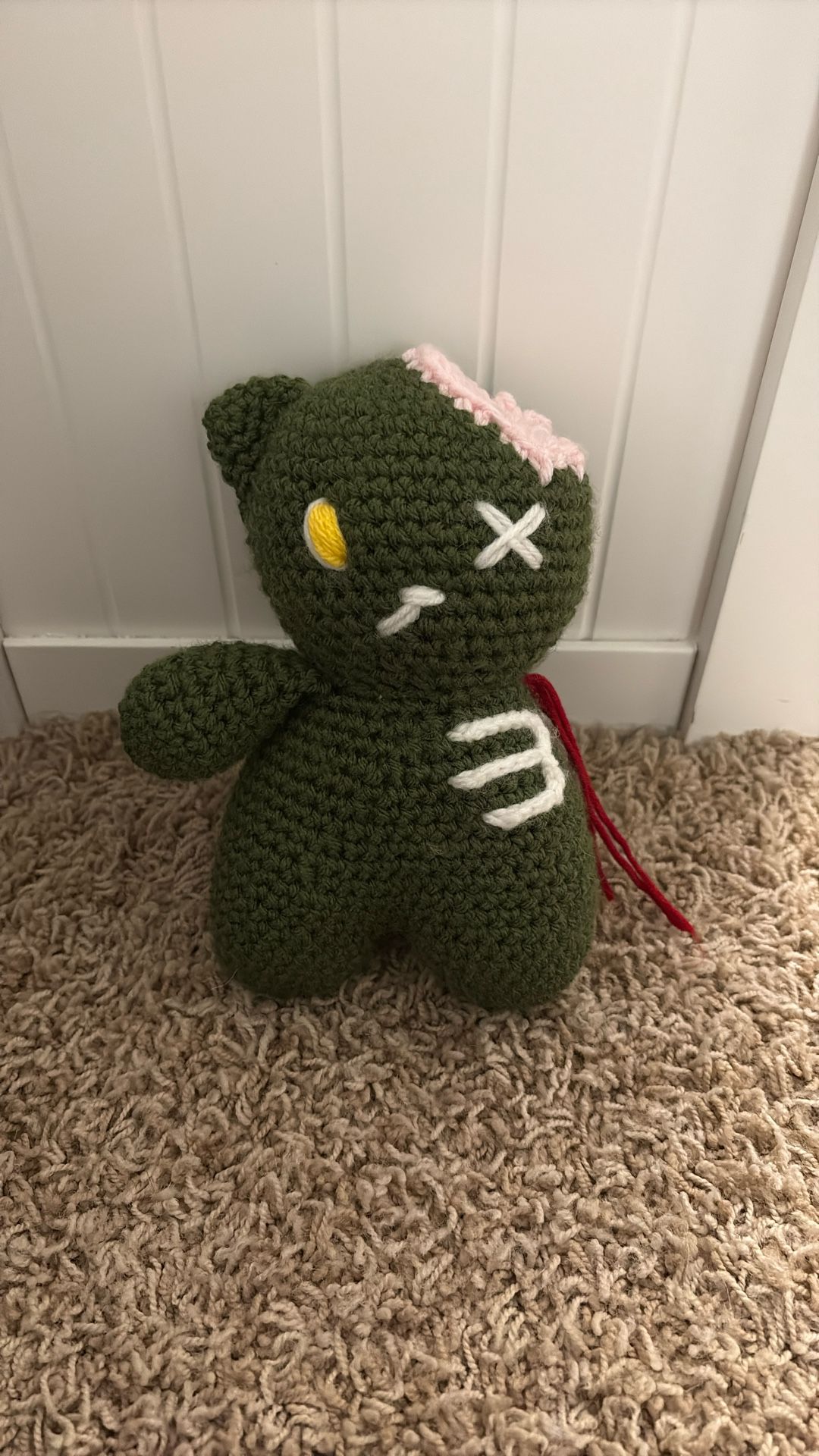 Handmade Zombie Kitty Plushie