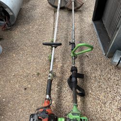 Echo Trimmer And The Green Machine Trimmer