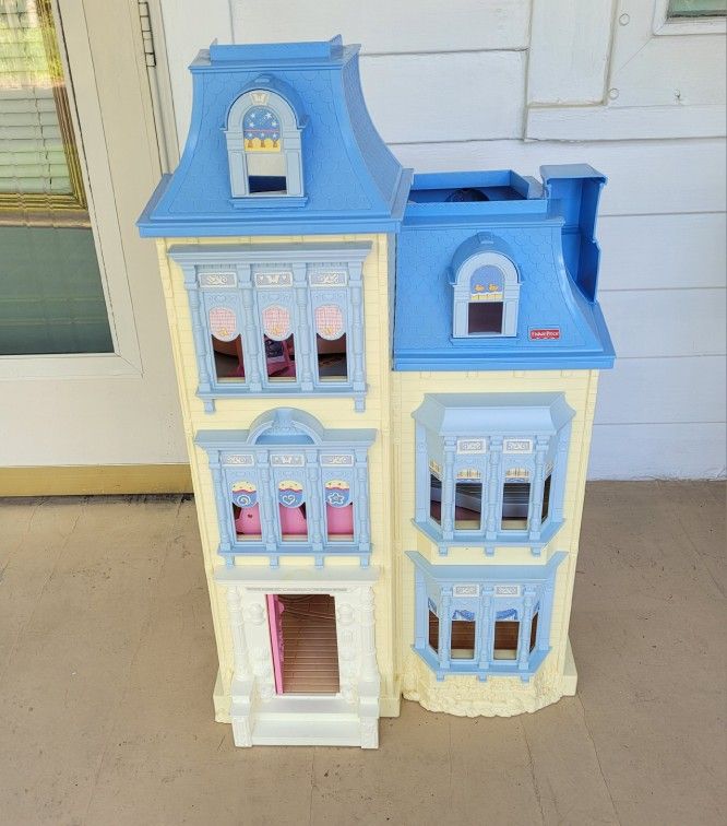 Vintage F-P Loving Family Victorian Doll House