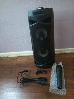 Moon Bounce Karaoke Machine w/ microphone
