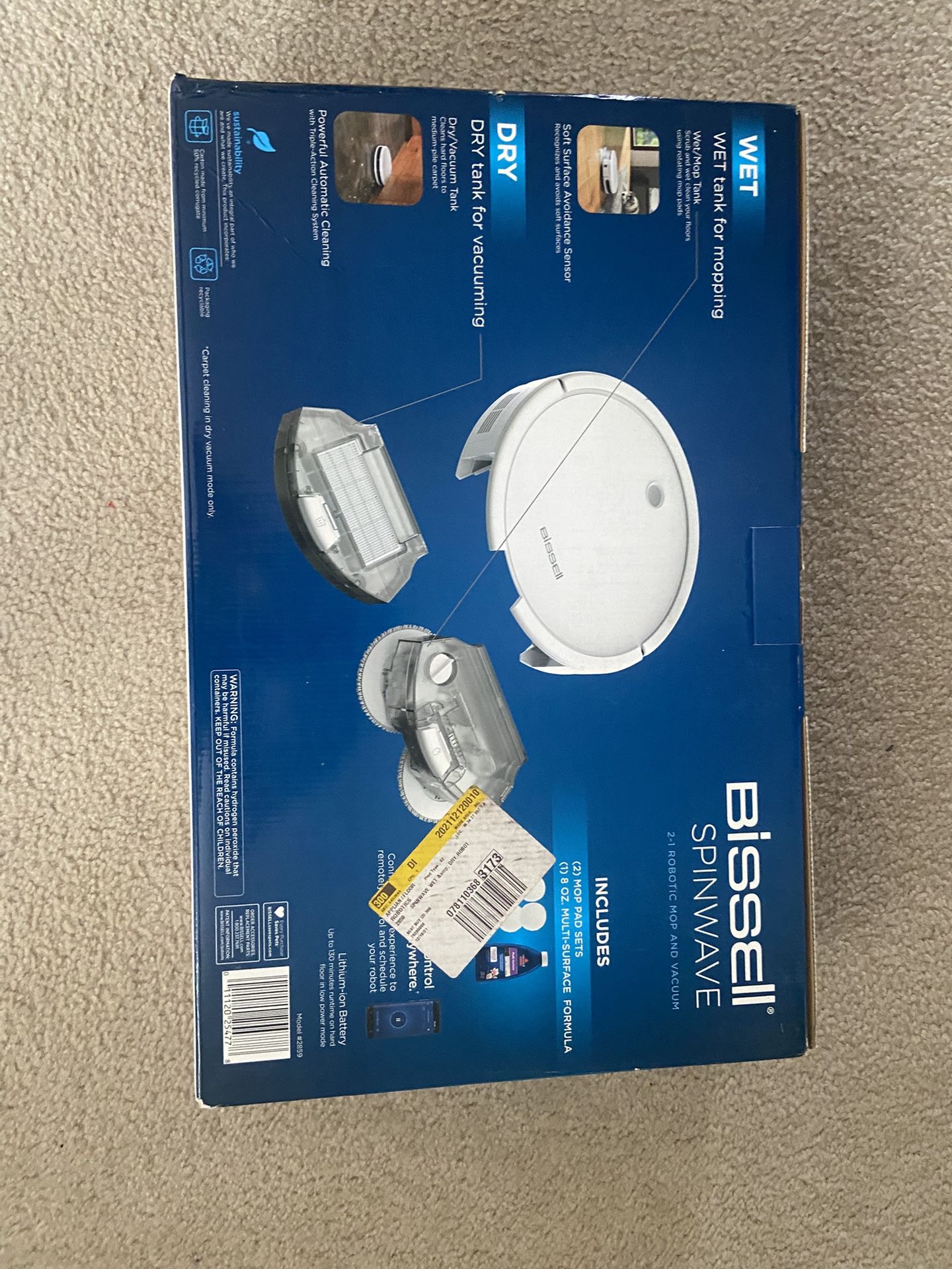 Bissell Spinwave Robotic Mop And Vacuum