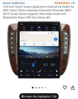 tesla style screen