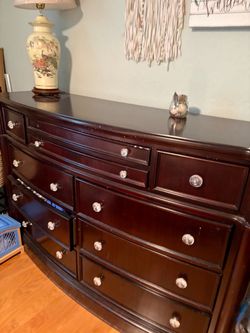 Bedroom dresser and nightstand