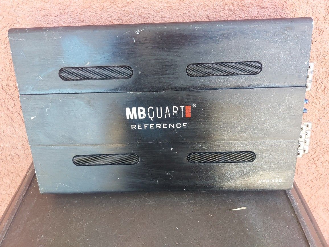 AMPLIFICADOR AMPLIFIER MB QUART 4 CHANELS GOOD CONDICIÓN ABLO ESPAÑOL 