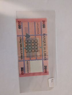 Uncirculated banknote from Libya