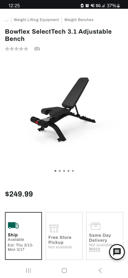 Bowflex Adjustable Bench