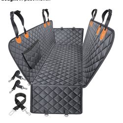 URPOWER Dog Car Seat Cover for Pets 100% Waterproof Seat Cover Hammock 600D Heavy Duty Scratch Proof Nonslip Durable Soft Back Seat Covers for Cars Tr