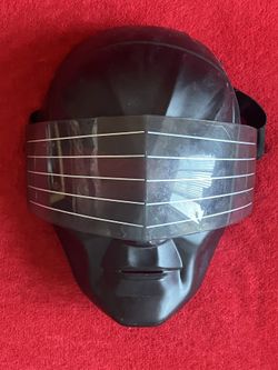 G.I. Joe The Rise of Cobra Snake Eyes Costume Mask BOY Size