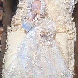 Vintage Porcelain Sleeping Babydoll 