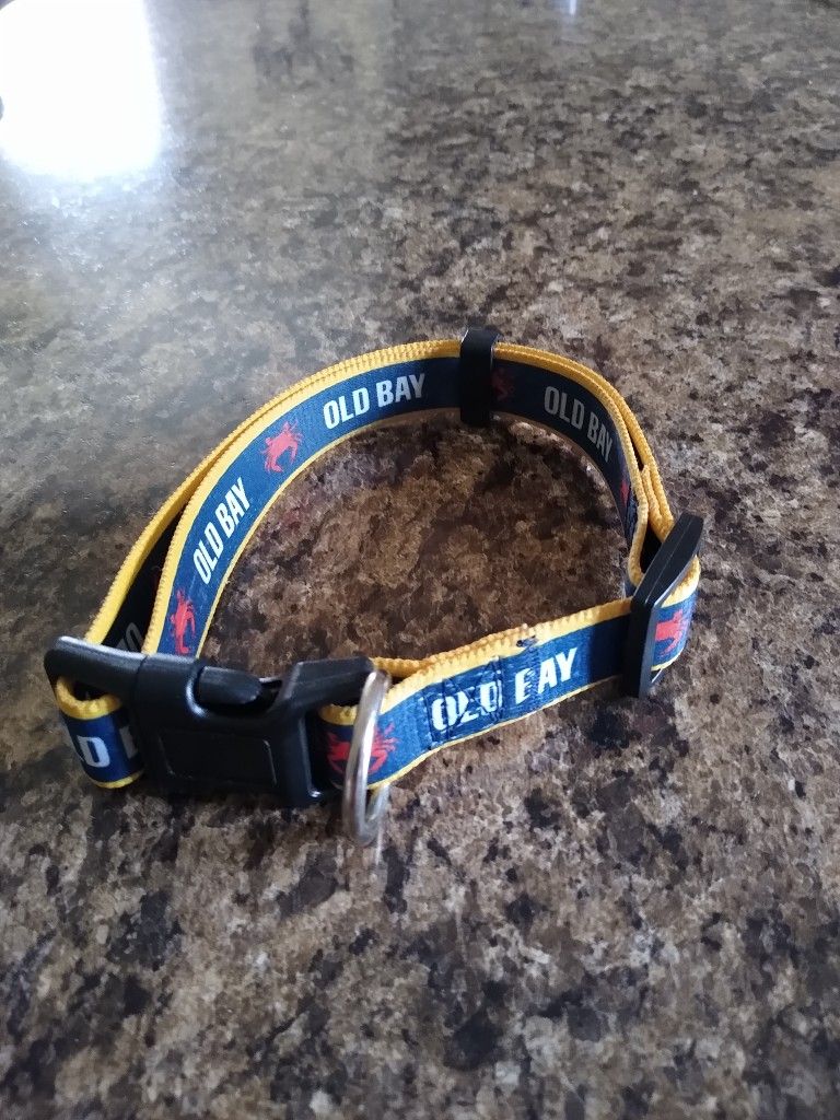 New Old Bay Adjustable Dog Collar