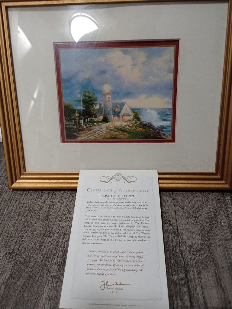 Thomas Kincade Light House Paintings