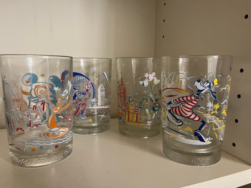 Disney Vintage Collectible Glasses