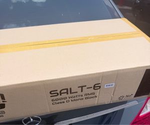 NEW Sundown Audio SALT-6 6000W Amp – Factory Sealed Warranty Replacement