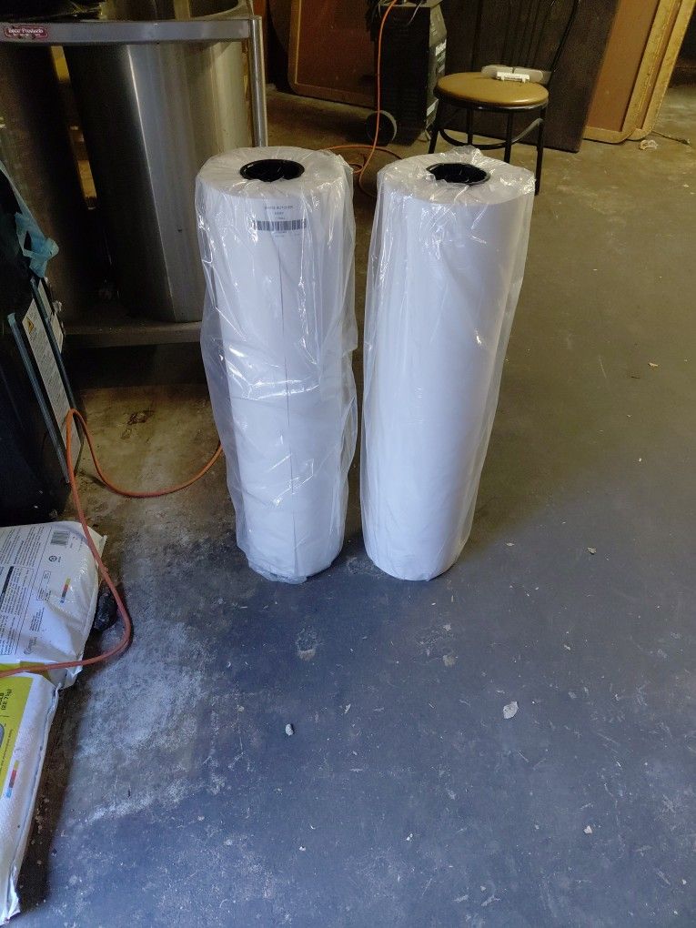 Paper rolls brand new Fifteen dollars a piece