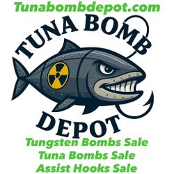 Tungsten Bombs Tuna. Bombs BKK Hooks
