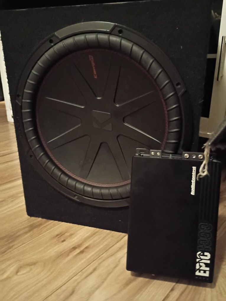 Kicker Comp 15 & Ampli AudioControl