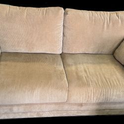 Couch with Pull Out Bed. Like New! 
