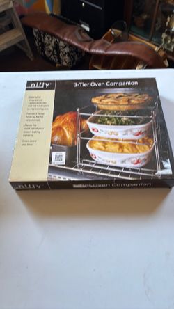 New in box 3 tier oven companion