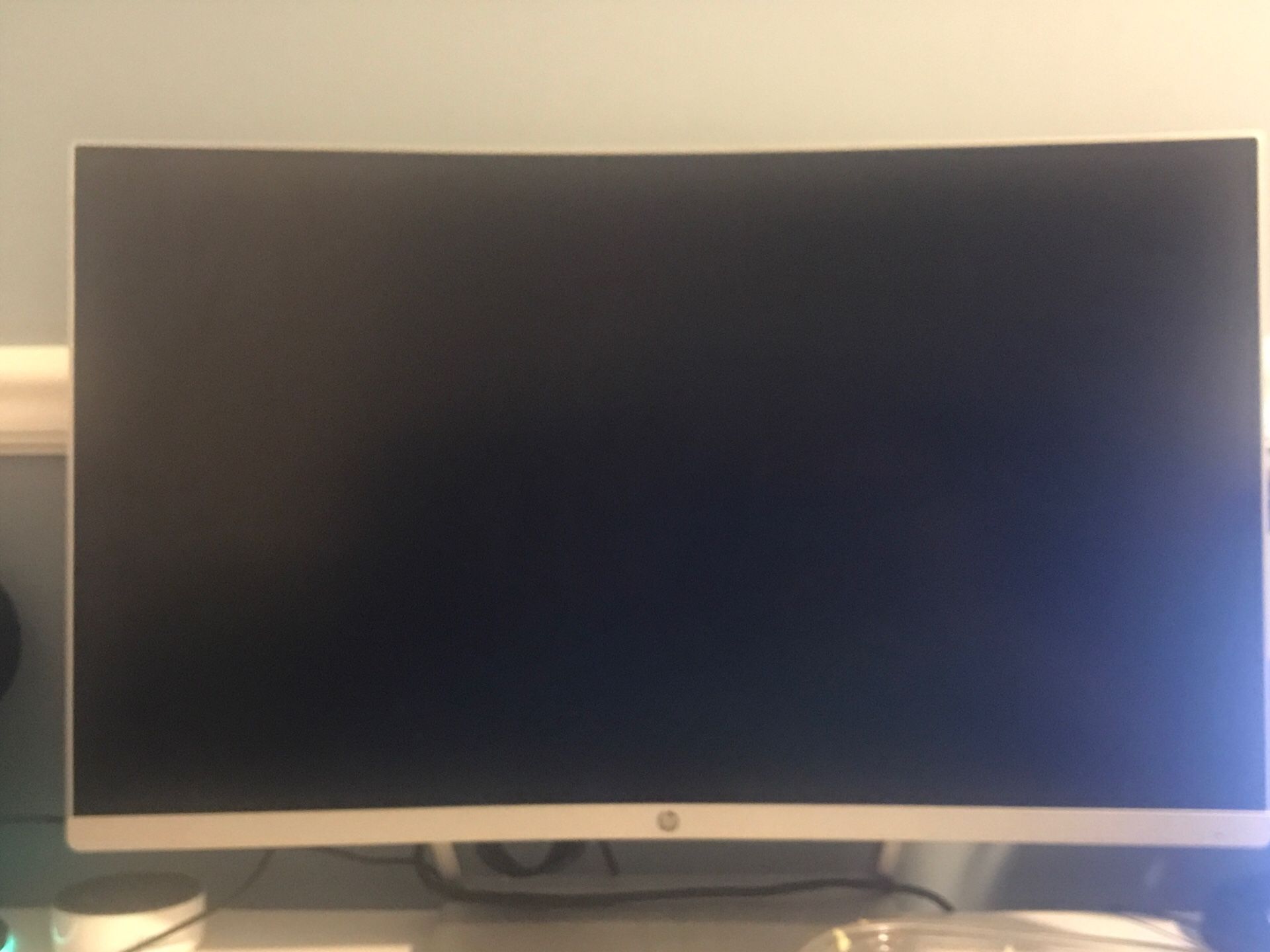 Hp 27 curved Monitor silver